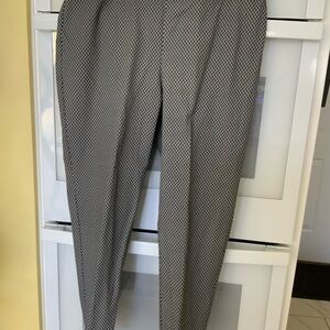 Chicos black white checkered ankle pants. Never worn.